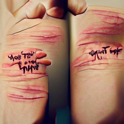 AI Interpretation of "Stop Trying to Hurt Yourself"