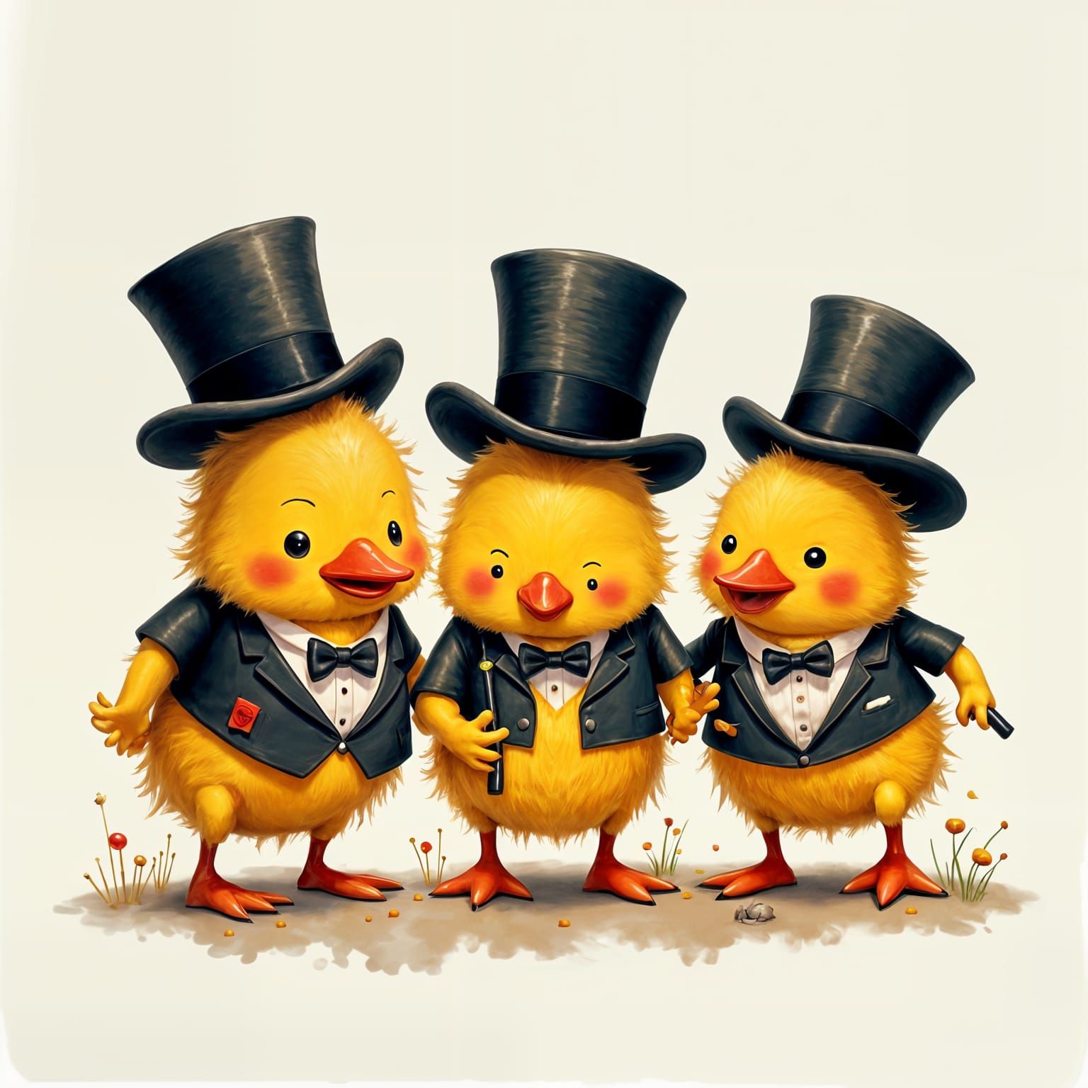 Ducklings Cabaret in Fred Astaire Style