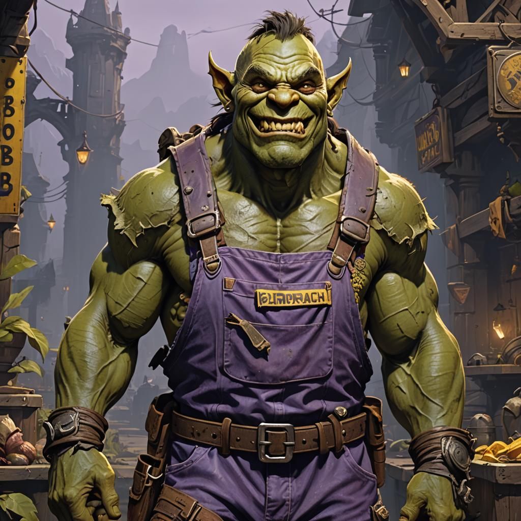 Orc Bob, Dark Fantasy Concept Art Masterpiece