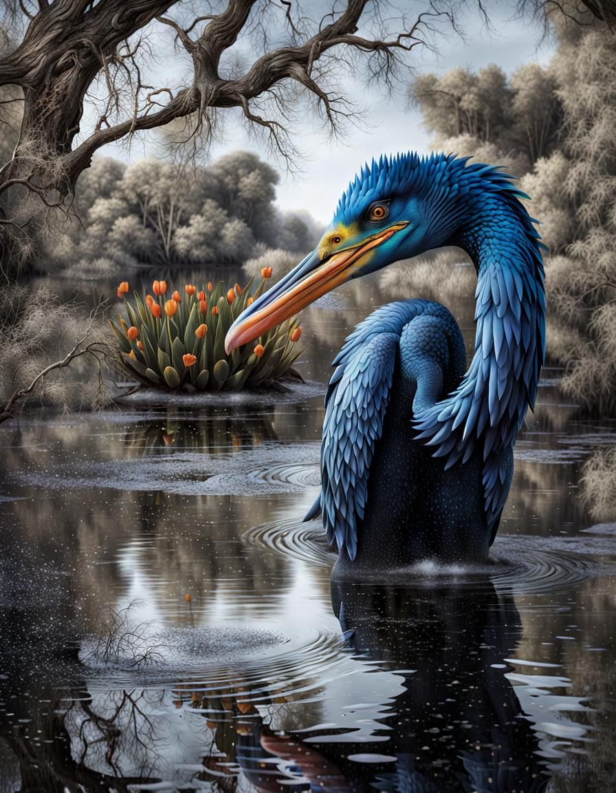 Exotic Party Scene in Photorealistic Style