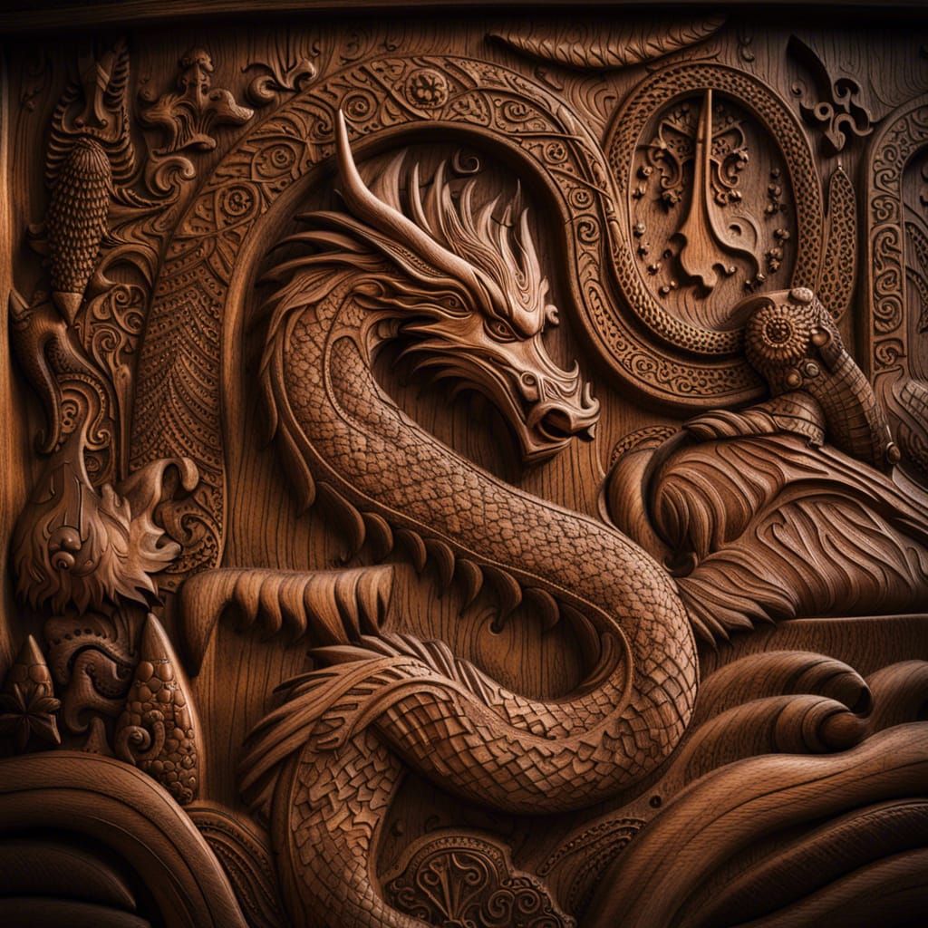 Hylestad Stave Church Dragon Wood Carvings