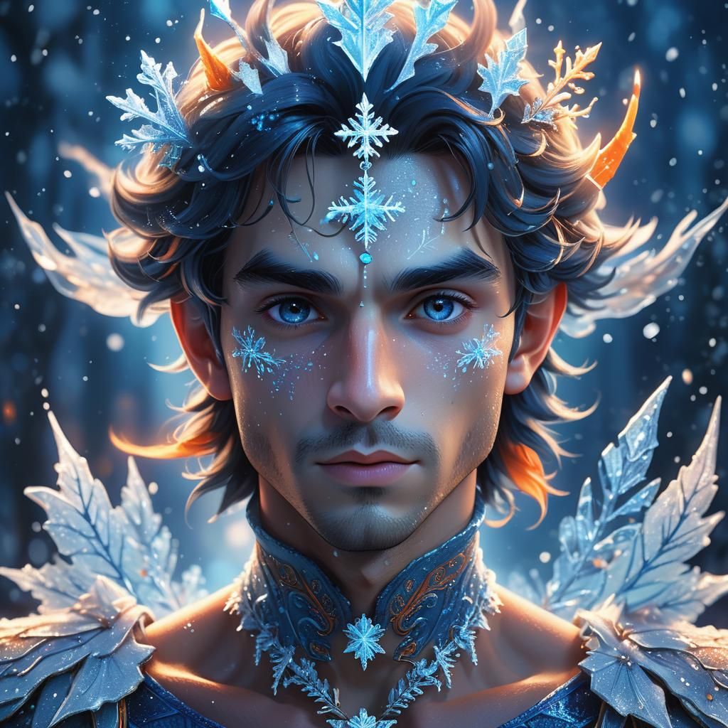 Ice Fairy Prince in Winter Wonderland