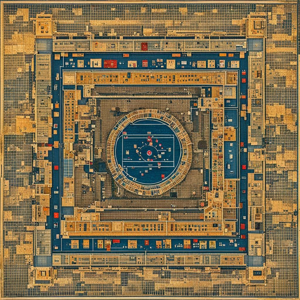 Dramatic Cinematic Film Still with Vignette Effect