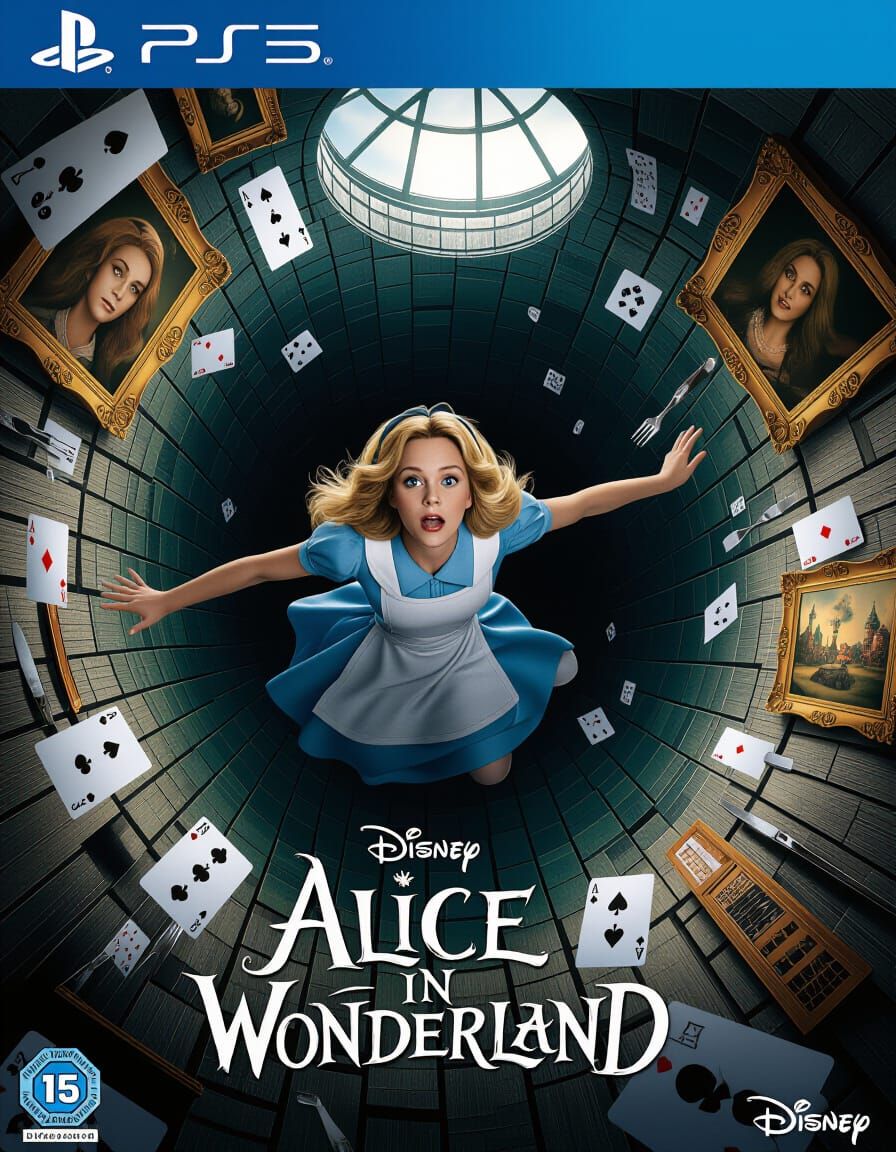 Alice in Wonderland Game Cover Art