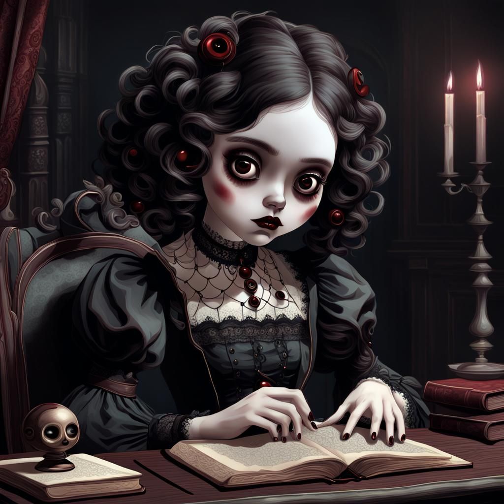 Delving into the gothic tales of yesteryear. 📖🕯️ #GothicGlam #VictorianVibes #MysteryInHerEyes #DarkRomance #EerieEleg...