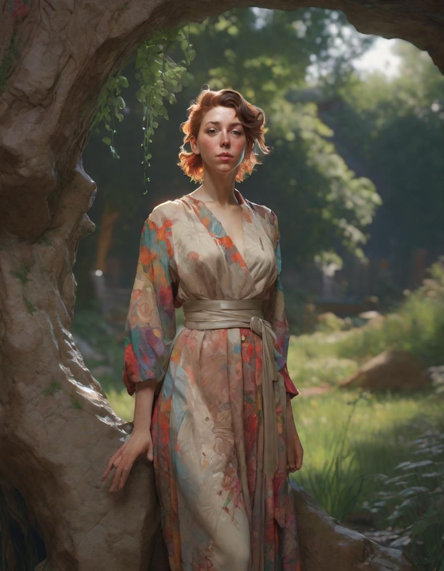 Detailed Portrait in the Style of Artstation