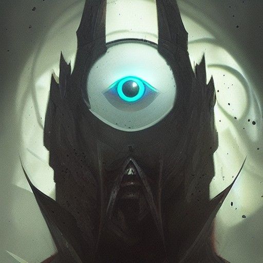Sinister Evil Eye Art