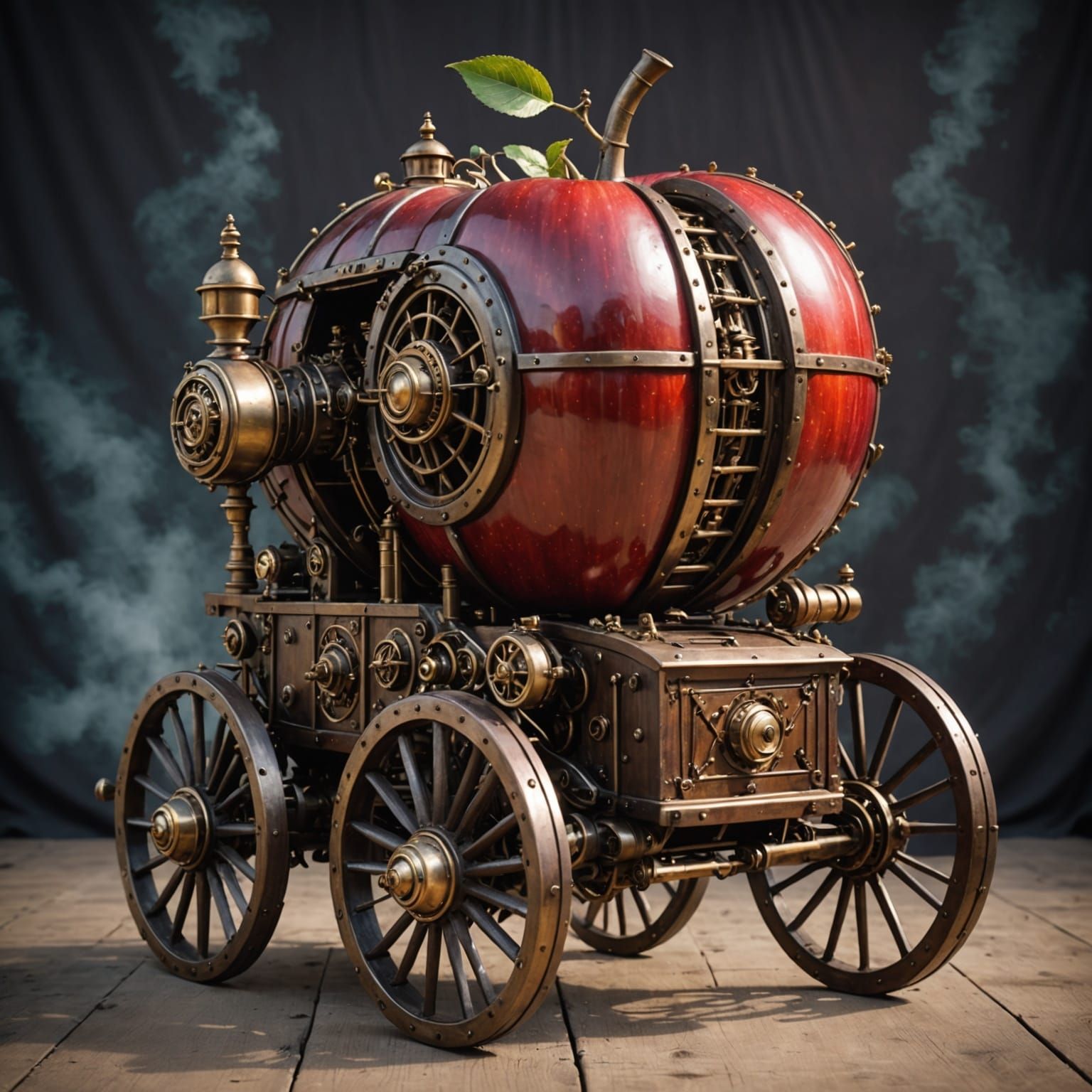 Steampunk Apple Carriage