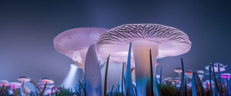 Assorted Fungi Generated From Simple Prompt