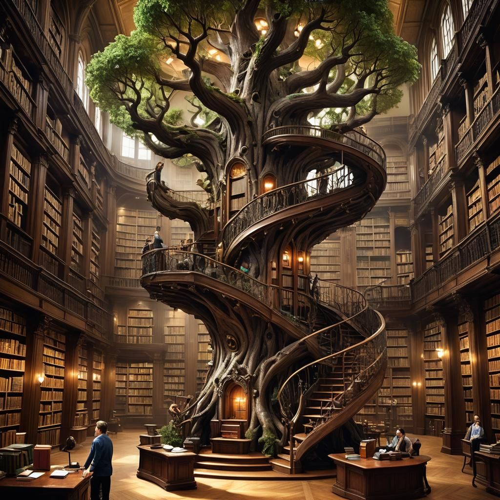 Treant Librarian in Tower Library