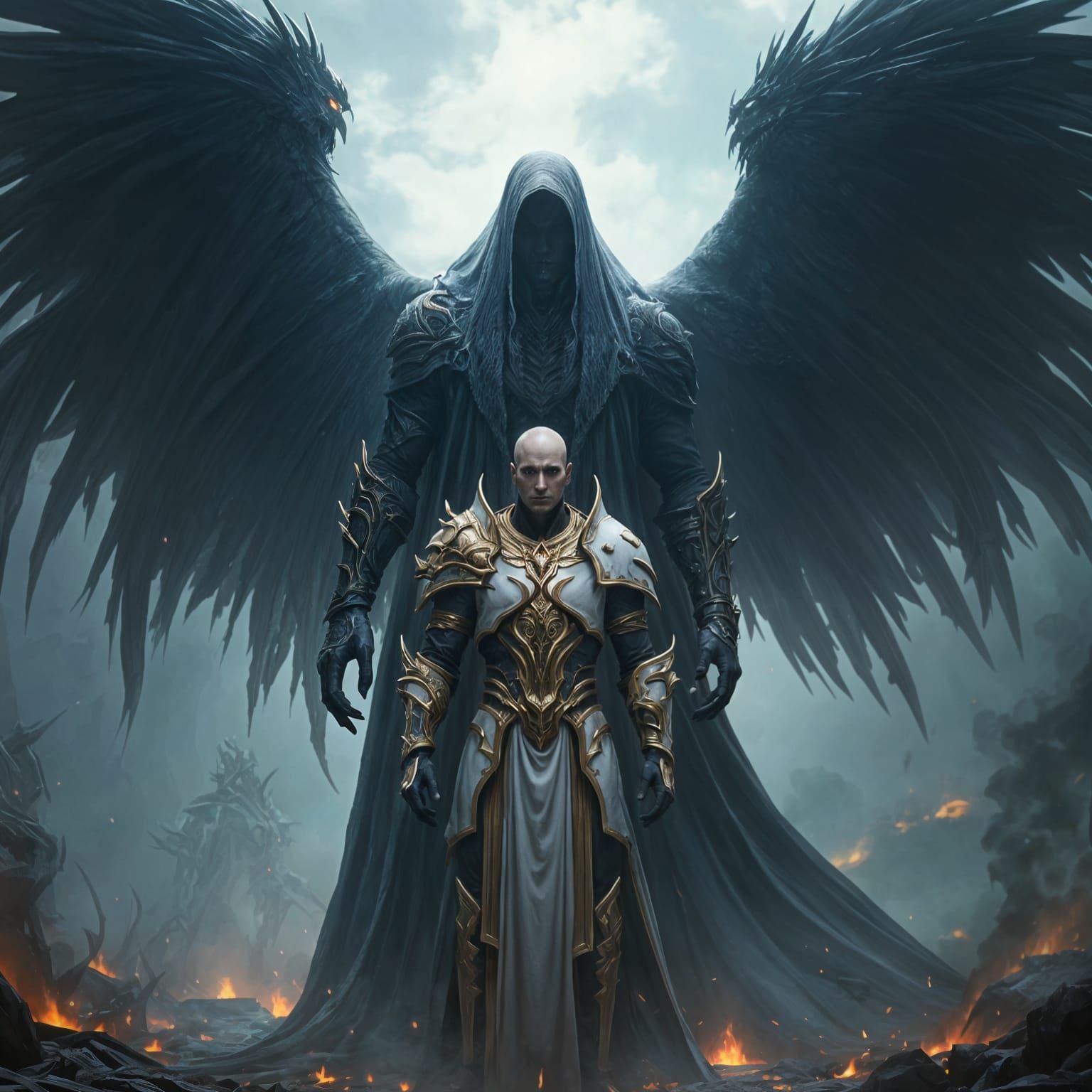 Angelic Giants: Malthael and Inarius in Haunting Diablo Conc...