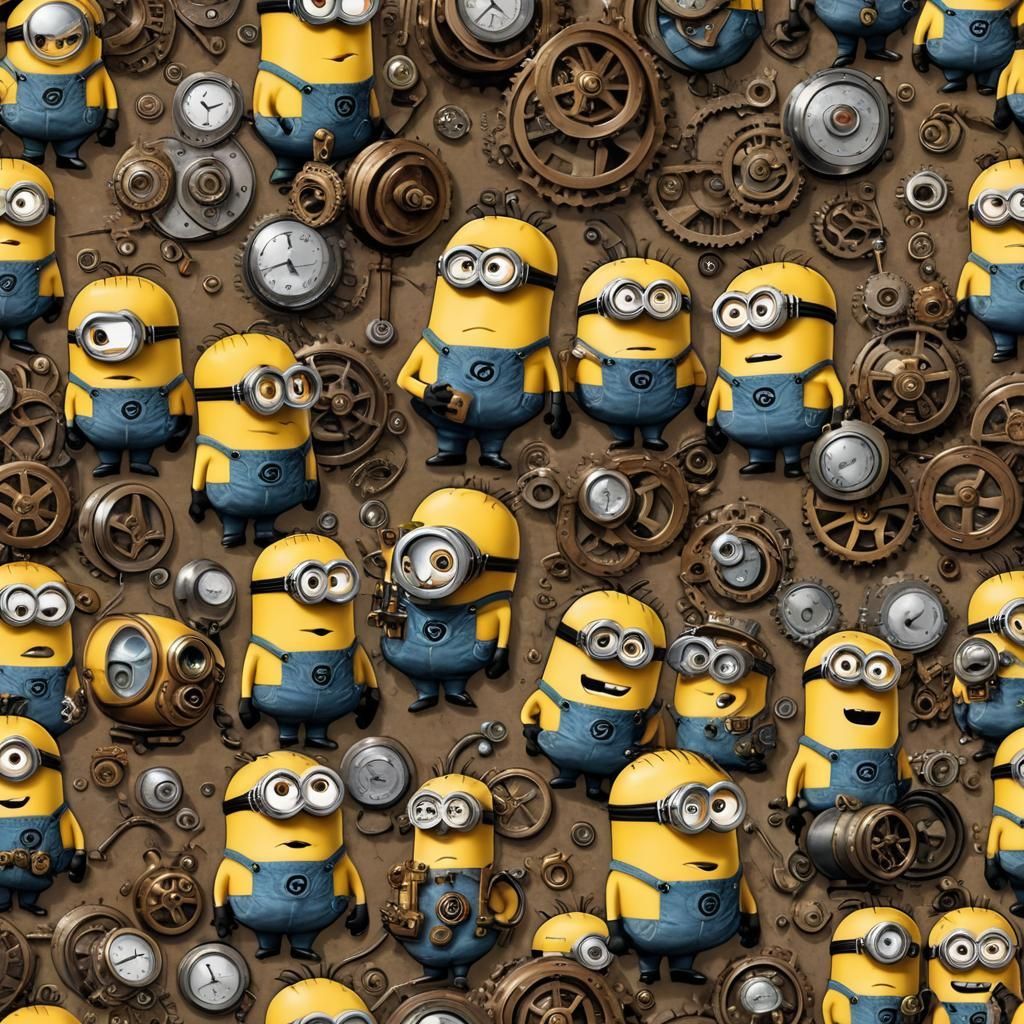 Steampunk Minions in Victorian Era