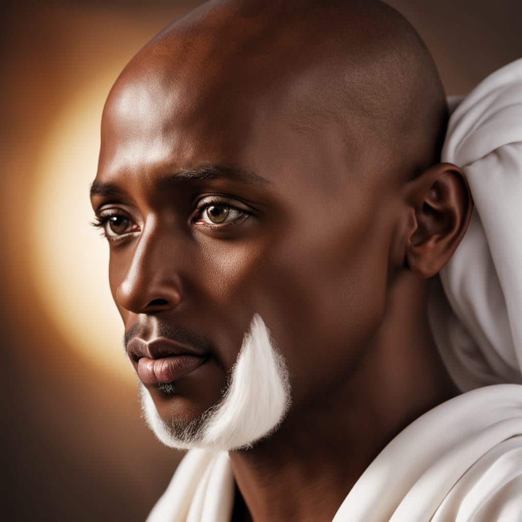 Ethiopian Monk's Holy Vision: Portrait Photography