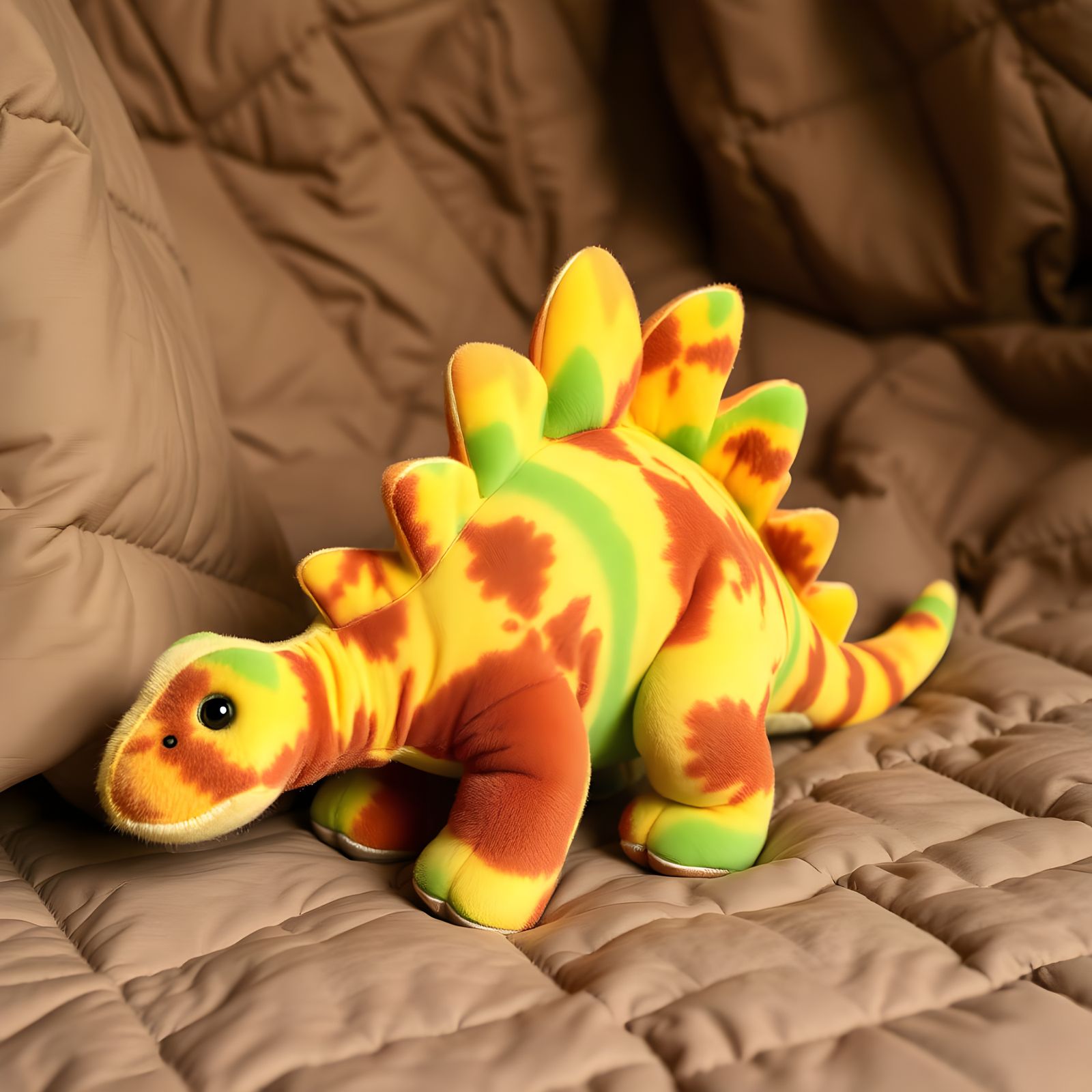 Tie-Dye Stegosaurus Plush