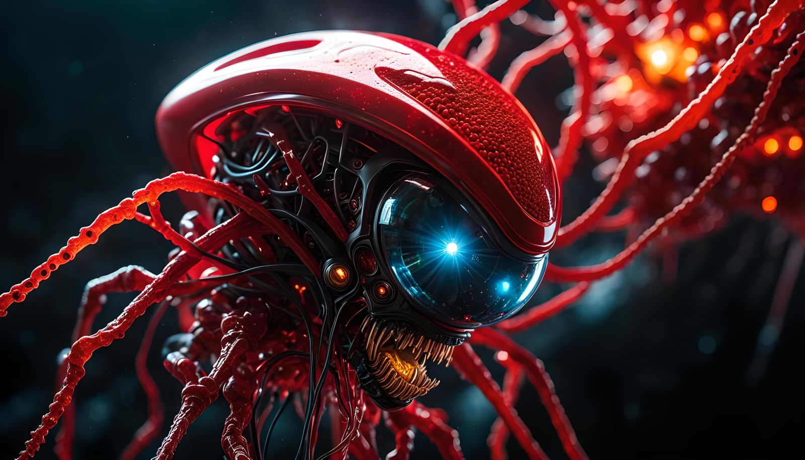 Hyperdetailed Alien Nanoparticle in Candy Art Style