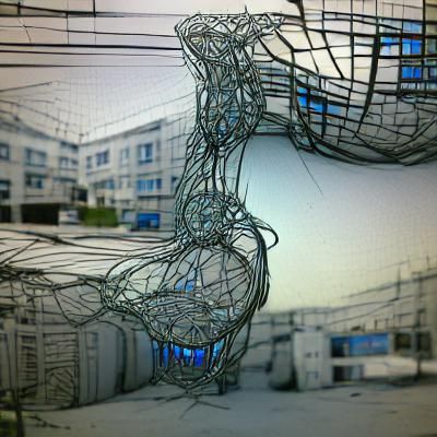 Bare Wire Realm in V-Ray Style