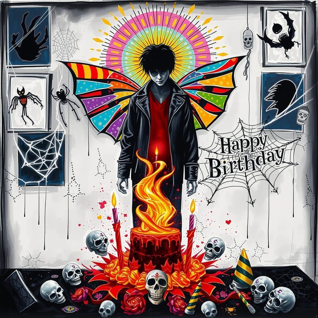 Gothic Birthday Party in Victorian Mansion