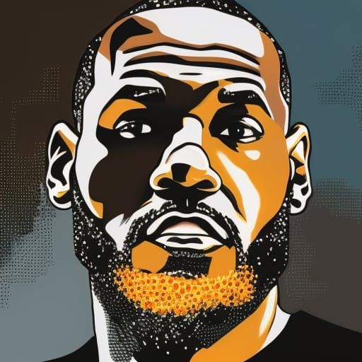 Hyperrealistic Portrait of Lebron James