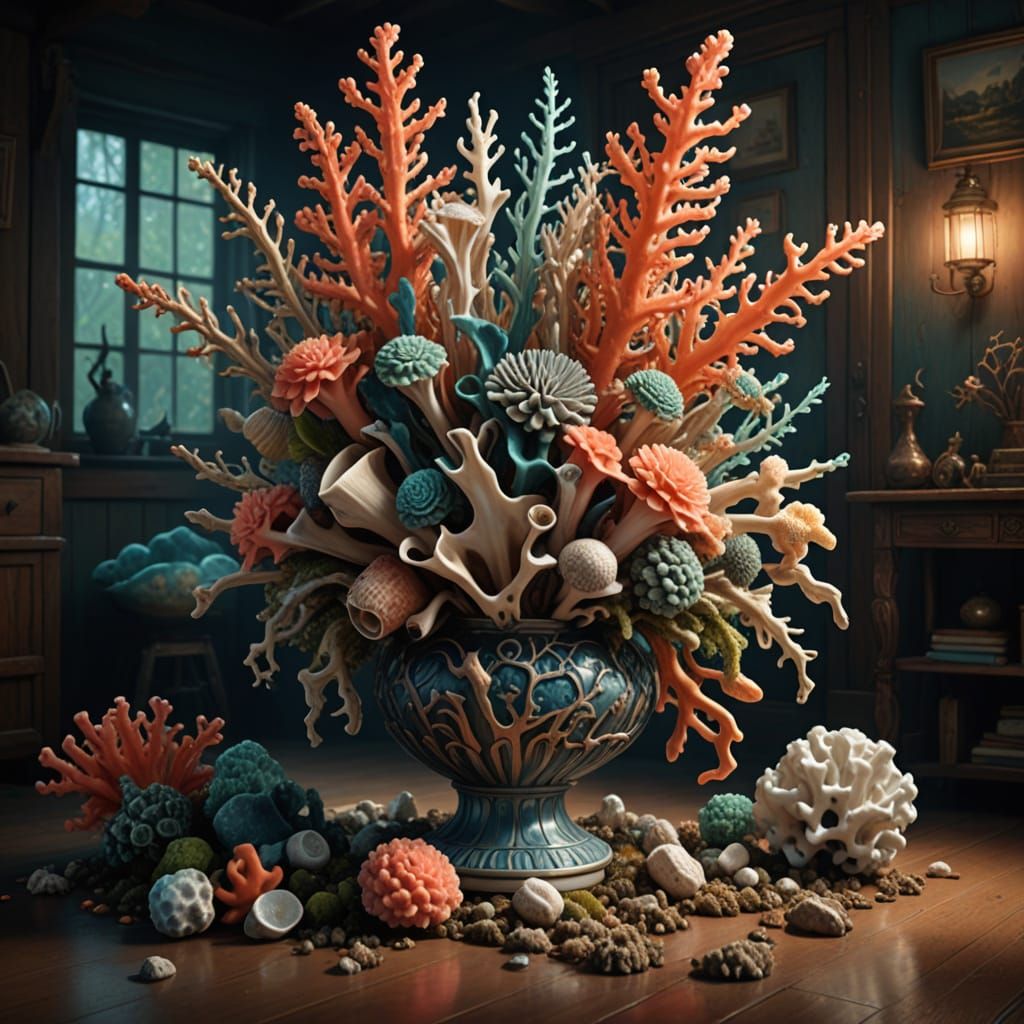 Hyperrealistic Still Life in a Fisherman's Cabin