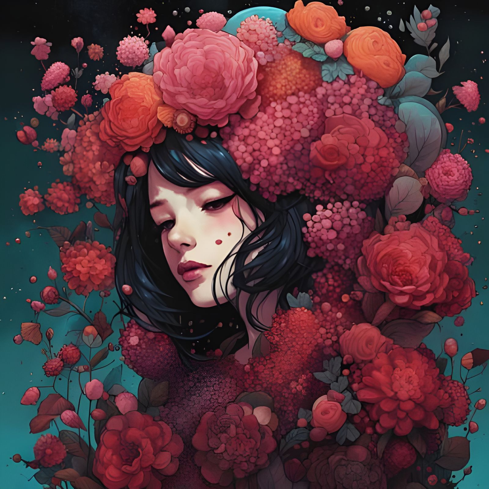 AI Generated Image of Amaranth