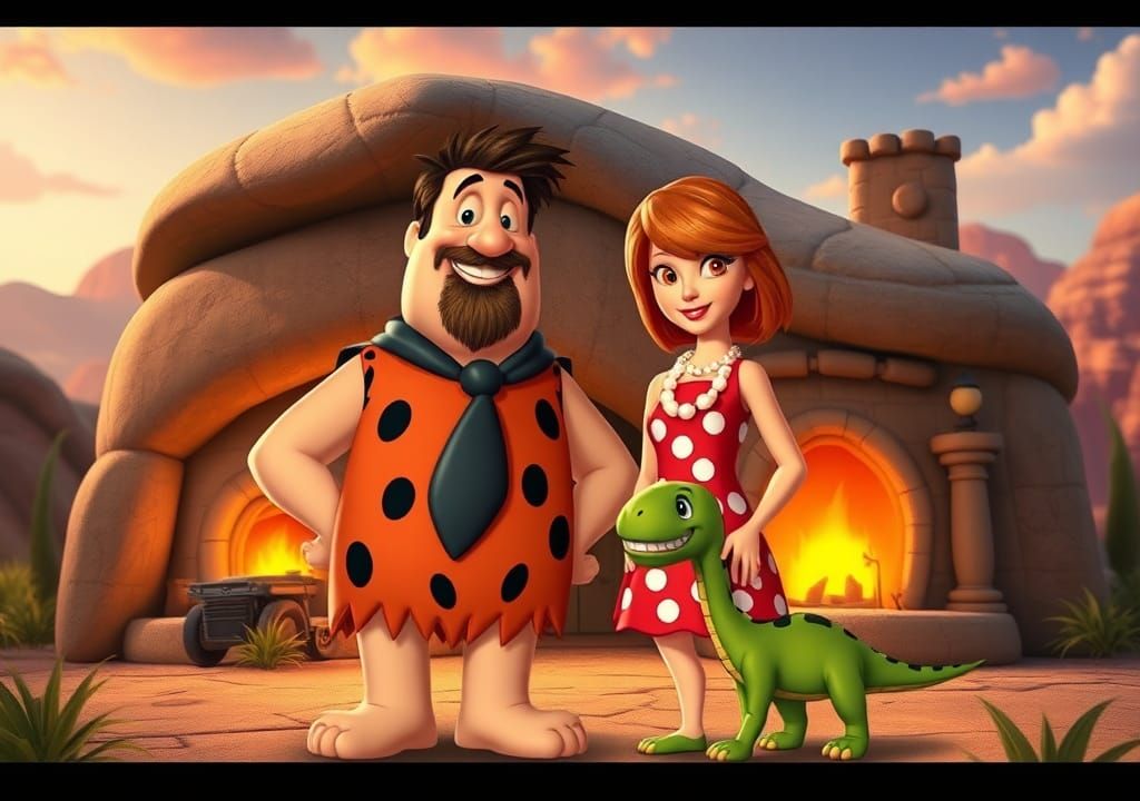 The Flintstones Meet Hanna-Barbera in Bedrock