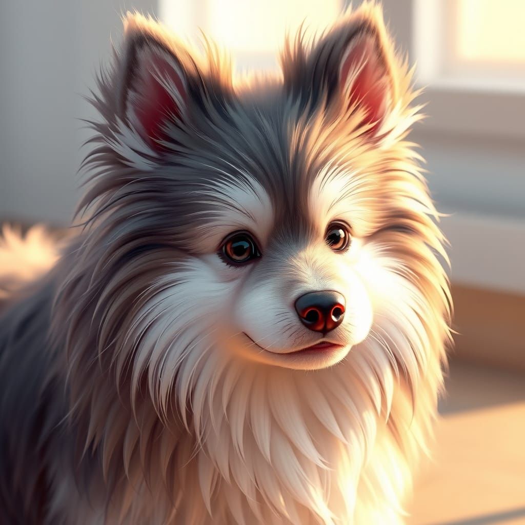 cuddly floofy sheltie