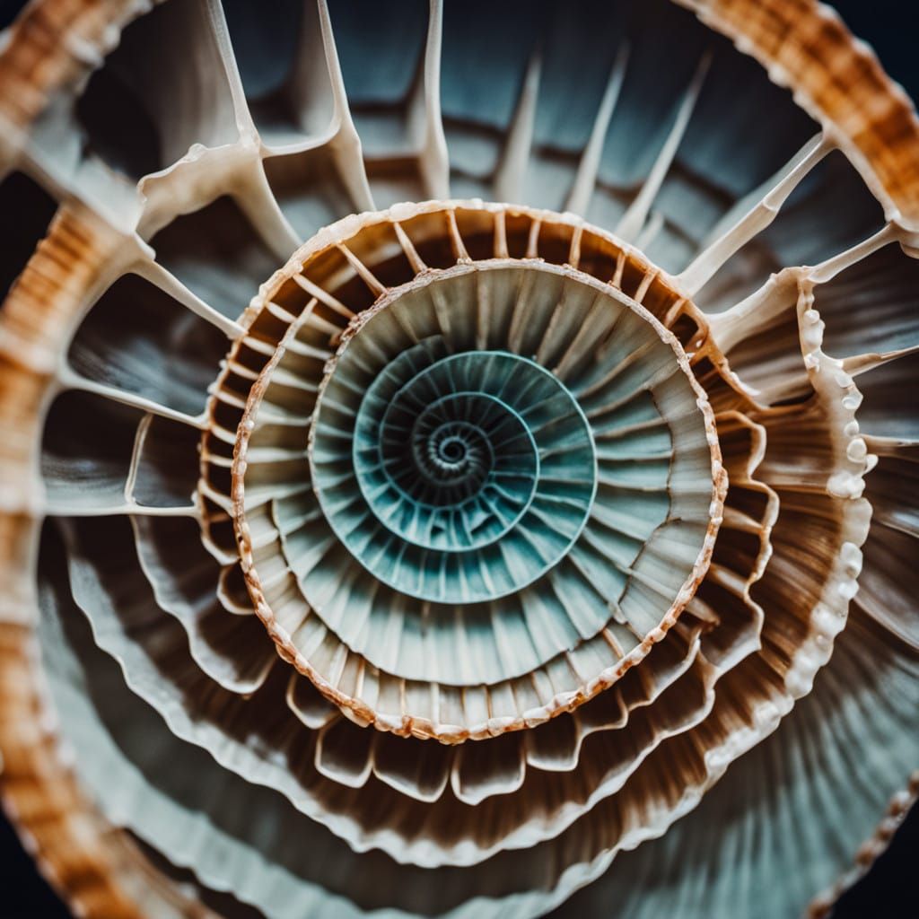 Cinematic Sea Shell Geometric Patterns