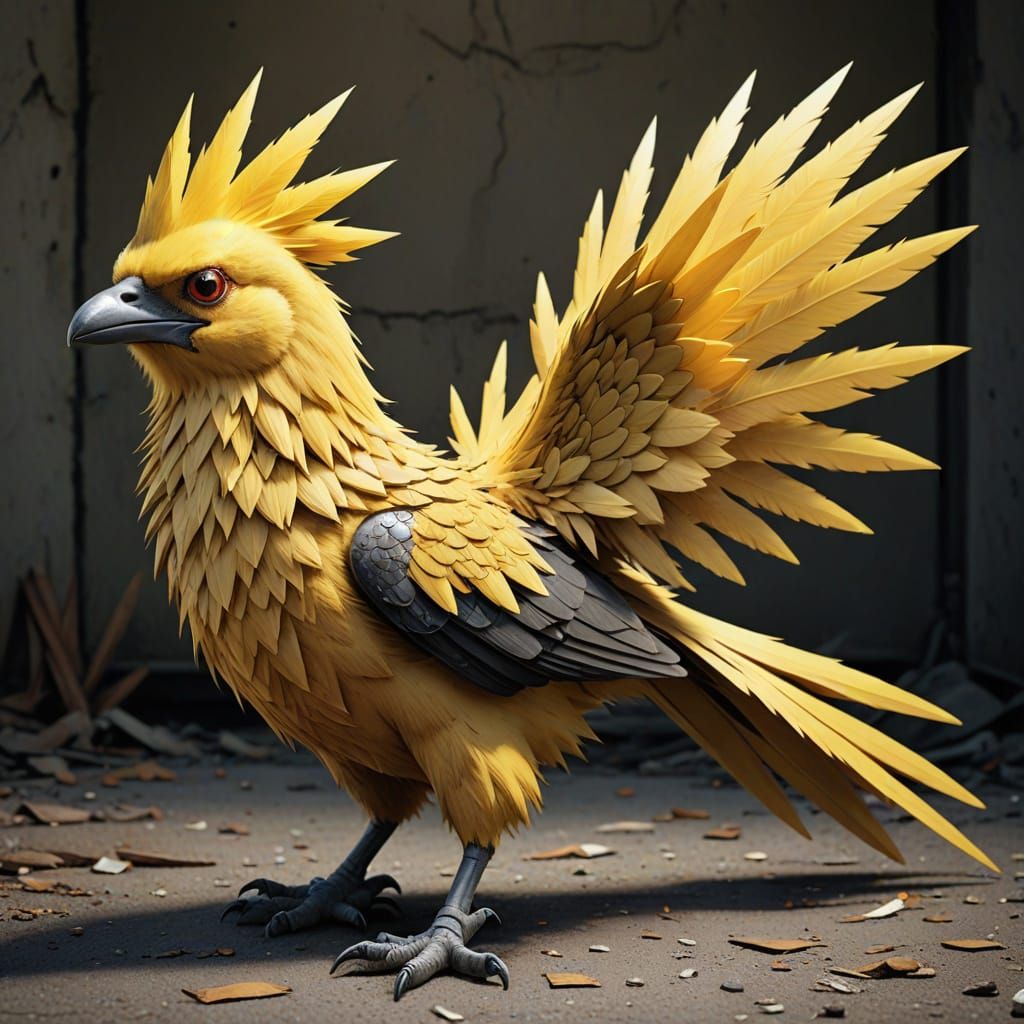 Electrifying Bird Takes Flight