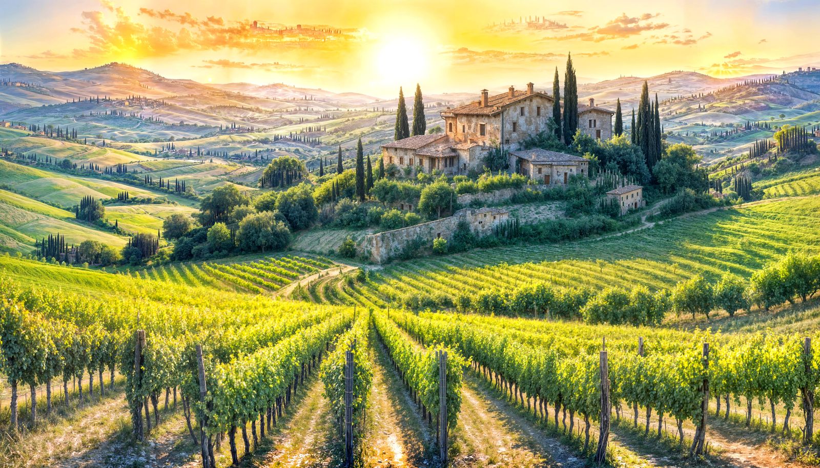 Tuscan Vineyard
