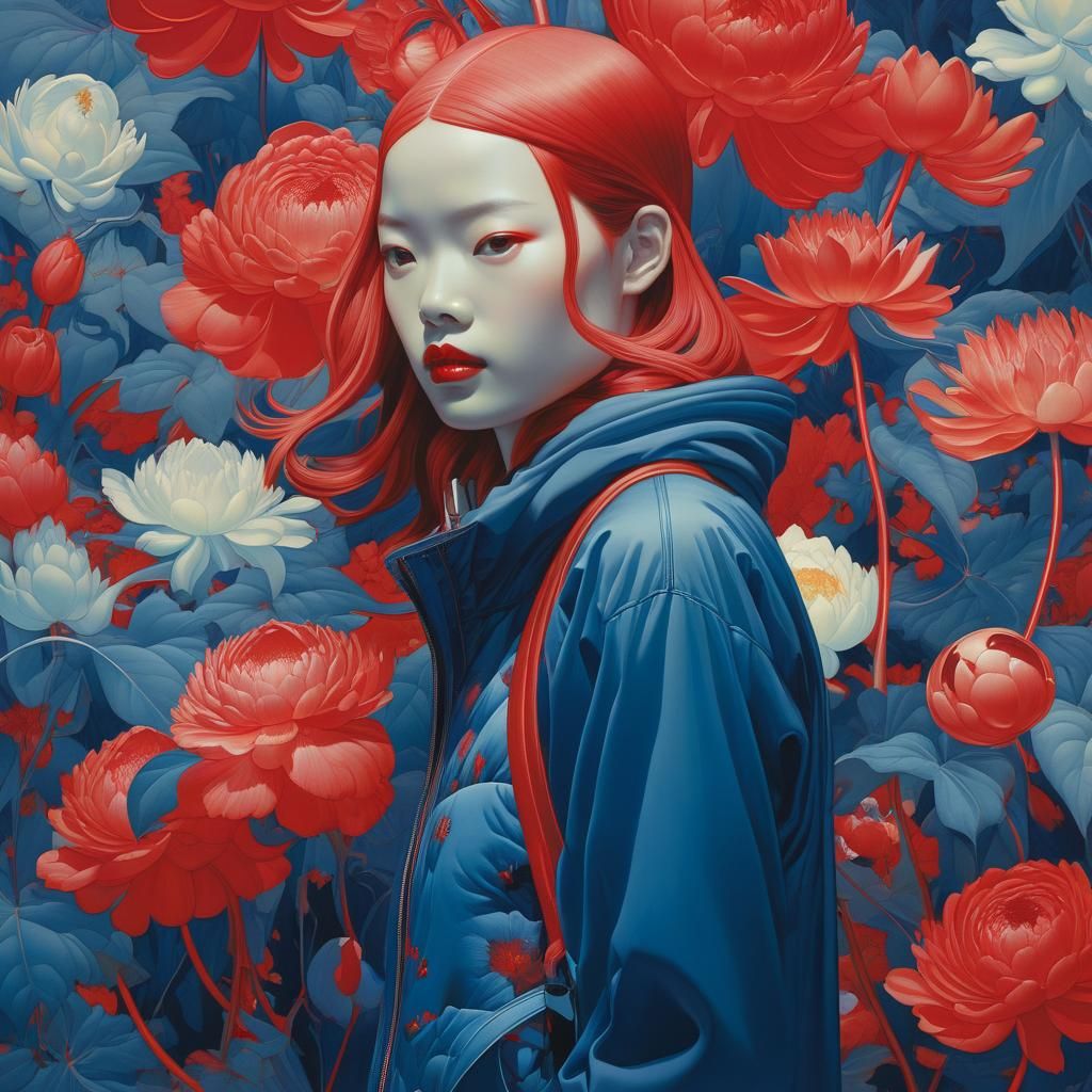 Ethereal Figures in Dreamlike Setting