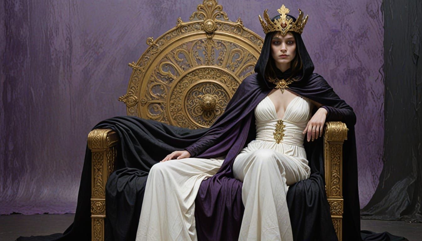 Mysterious Queen of Darkness with Death and the Enforcer