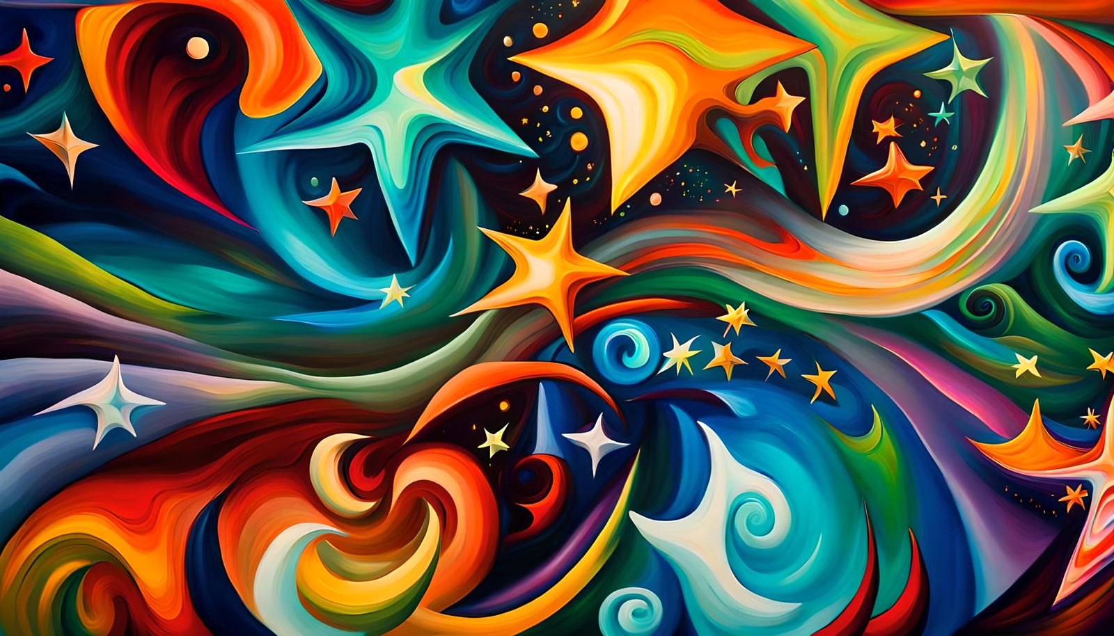 Harmonious Newborn Stars in Electromagnetic Plasma Maelstrom