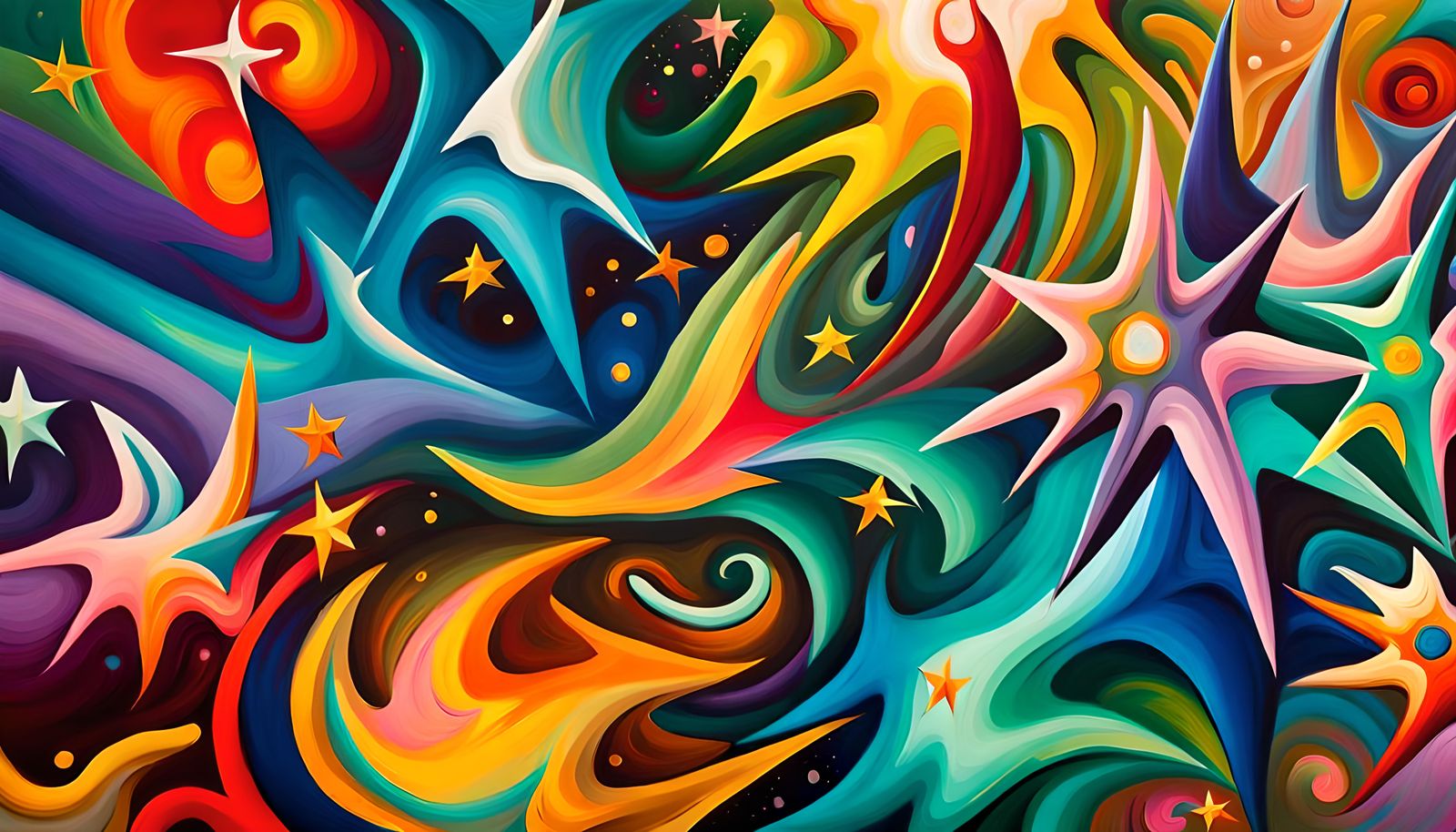 Swirling Newborn Stars in Electromagnetic Plasma: Impasto Pa...