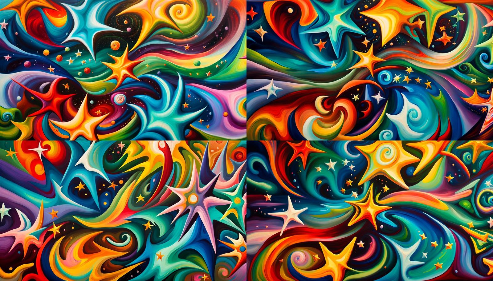 Harmonious Newborn Stars in Electromagnetic Plasma Maelstrom