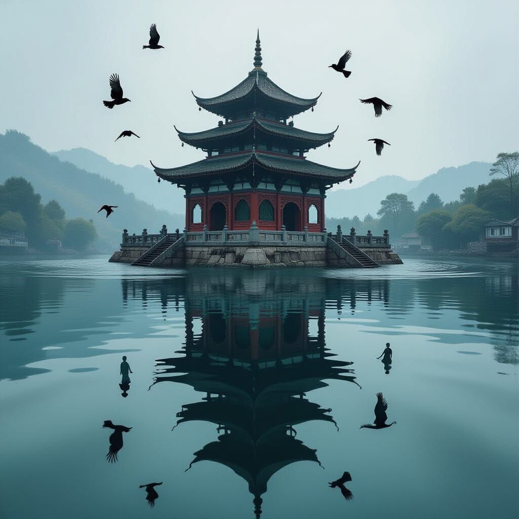 Temple Inverted, Ghosts Reenact Tragedies on Mirror Surface