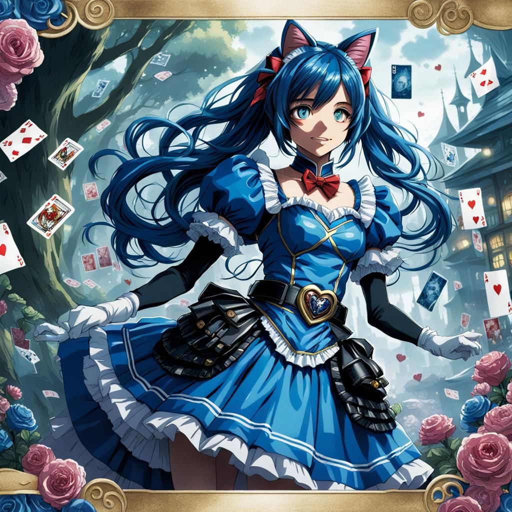 Kamen Rider Alice in Wonderland Comic Art