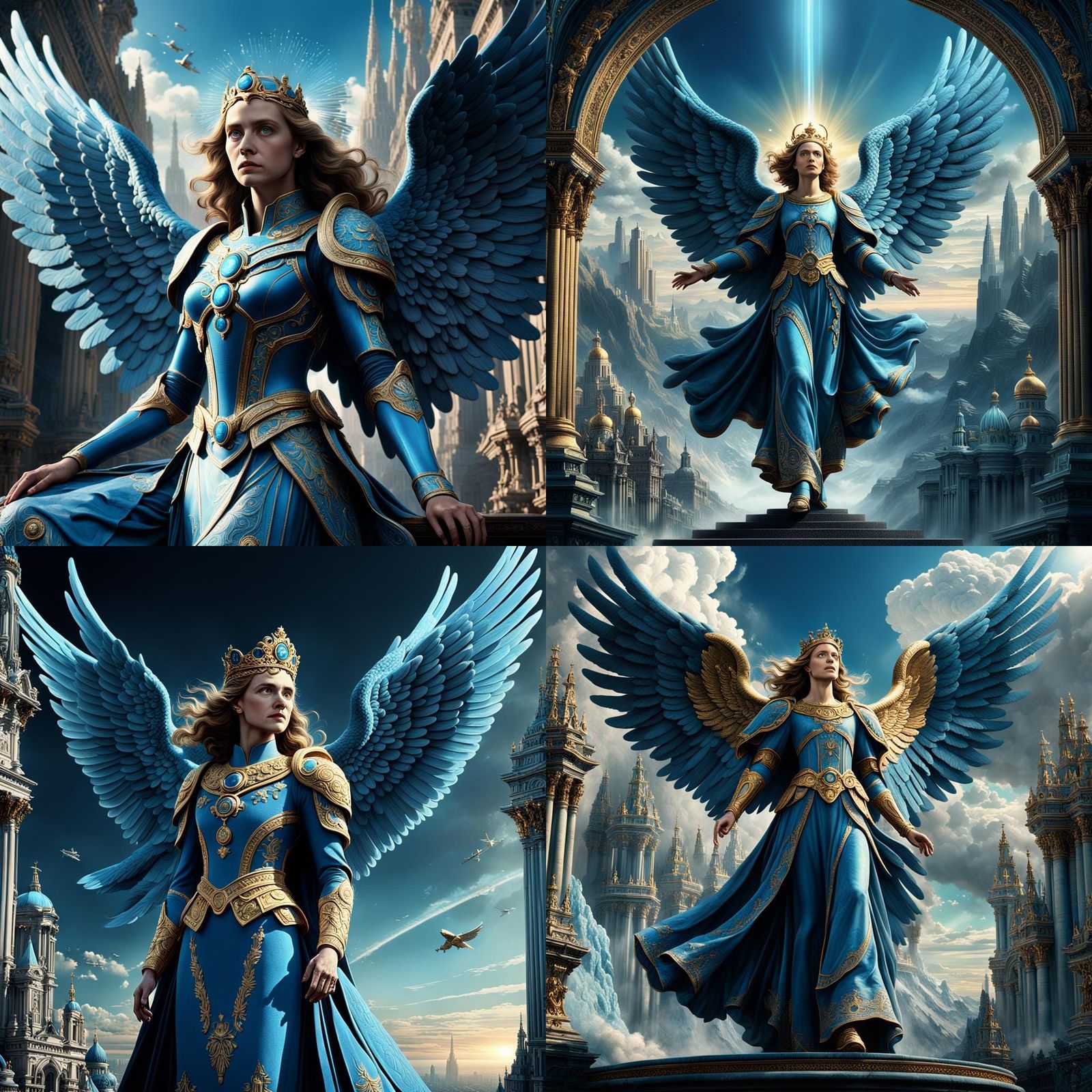 Maz the Blue Angel of Truth & the Harpys