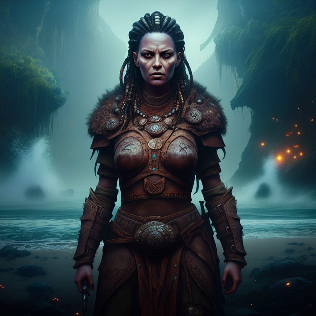 Mystical Matriarch in a Phantasmagoric Realm