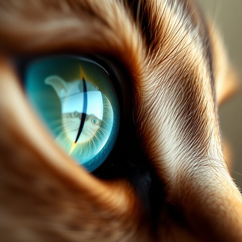 Whispering Feline Iris in Pastel Hues