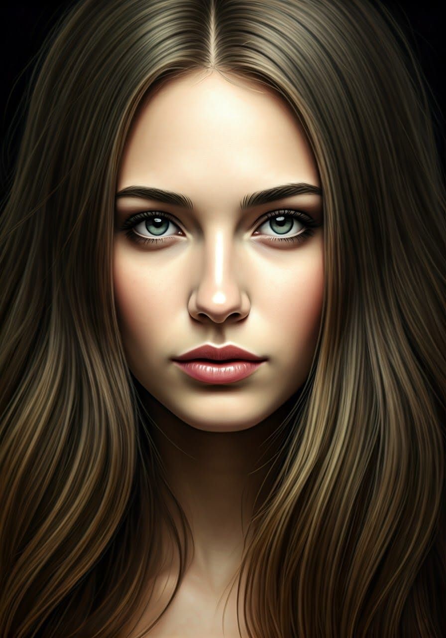 Phenomenal Feminine Portrait: Captivating Gaze
