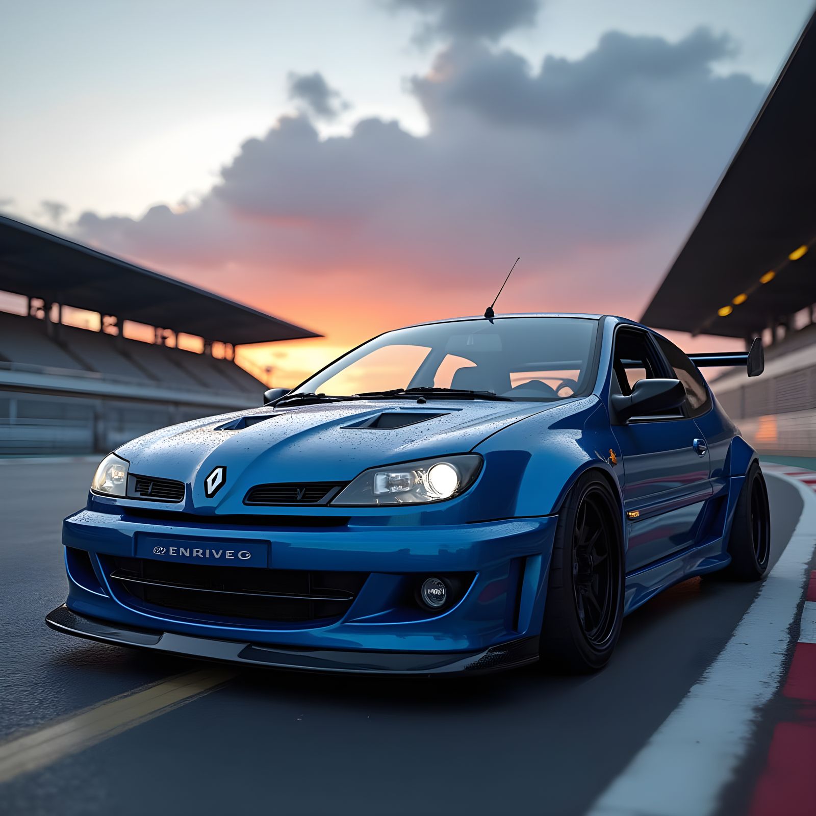 Modified Renault Megane Classic with BMW M57 Engine and Carb...