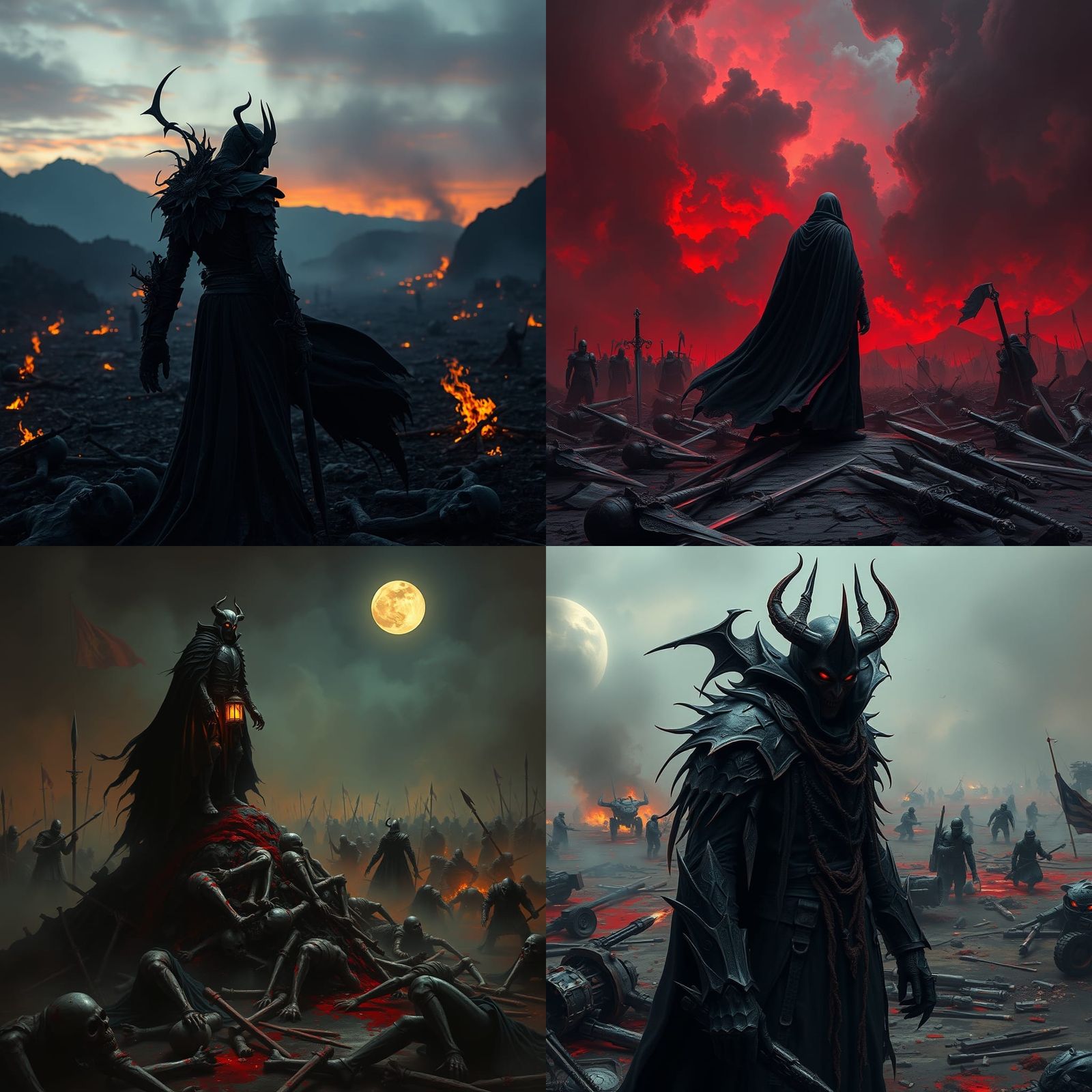 Vampire Surveys Battlefield: Detailed Matte Painting