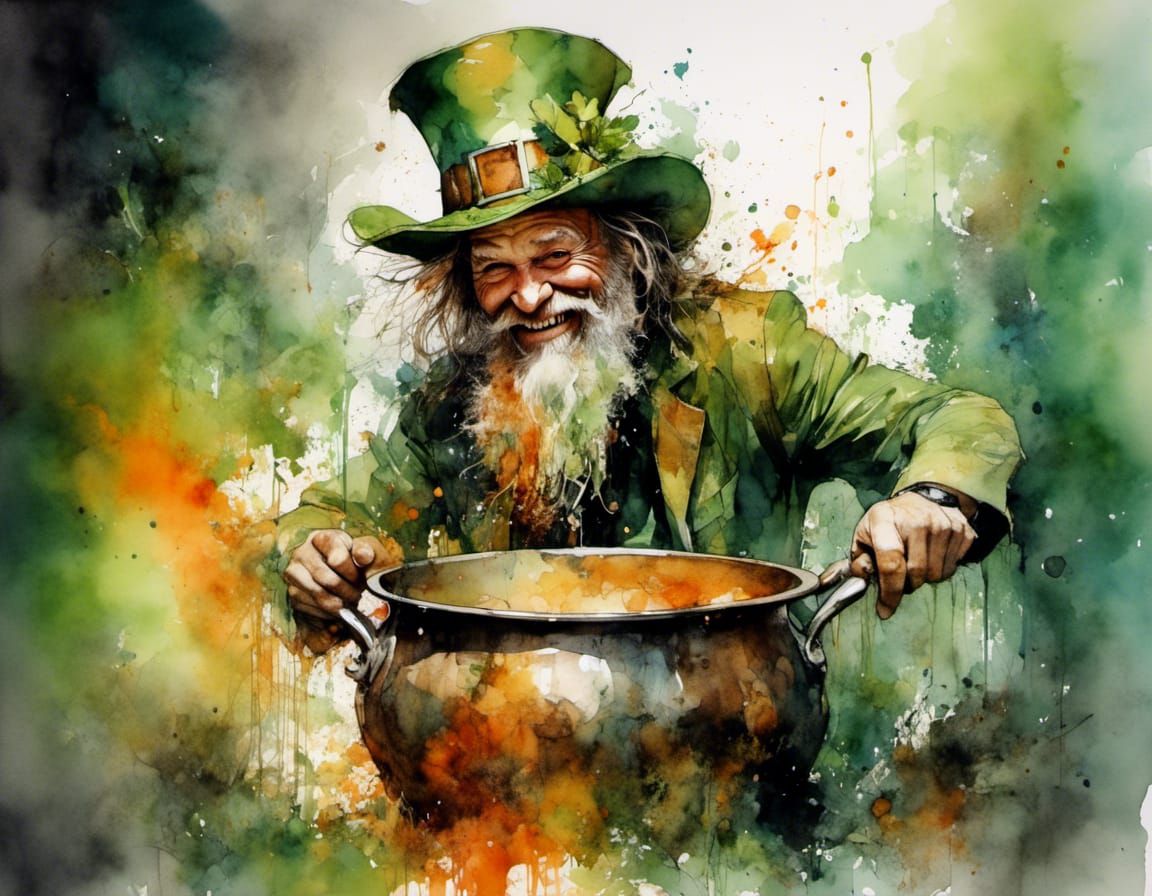 The Leprechaun and the Pot of Gold