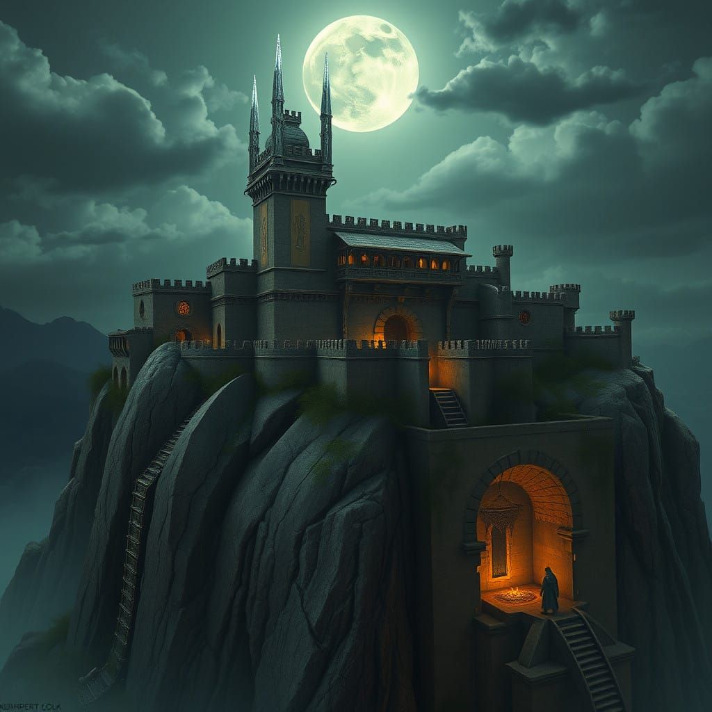 Majestic Fortress of Sundercliff Watch in Imperial and Aylei...