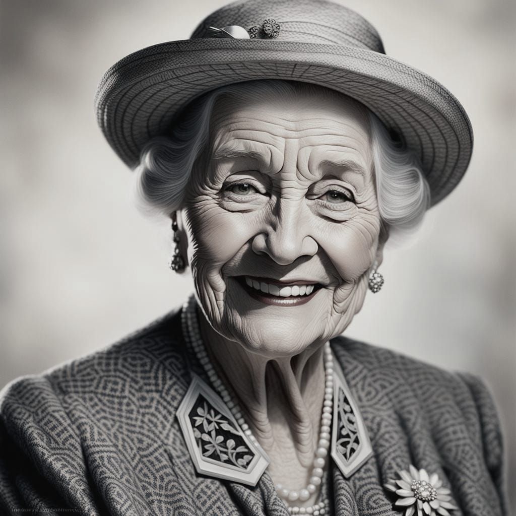 Charming 1930s Grandmother Portrait in Ambient Light