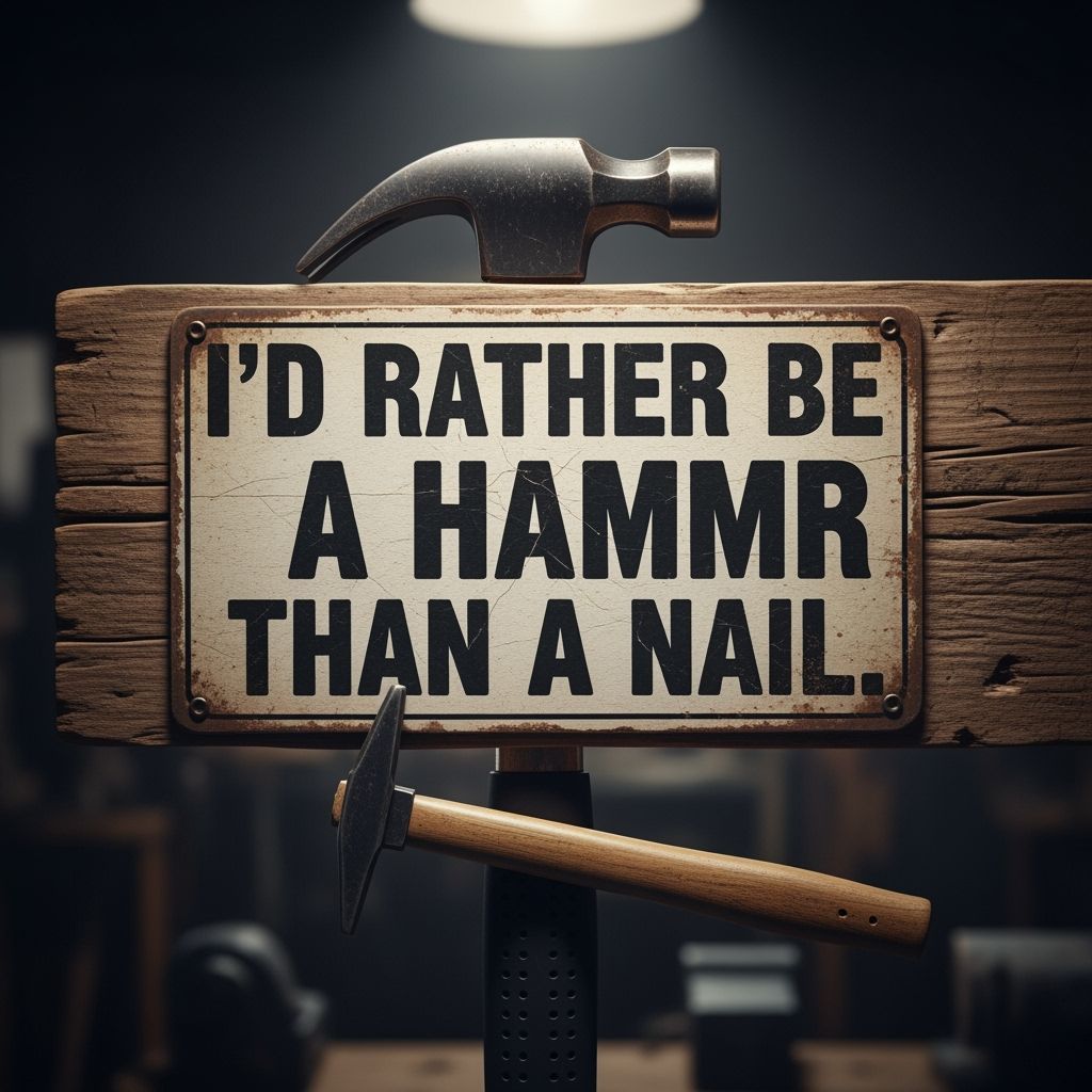 Hammer and Nail: An AI Interpretation