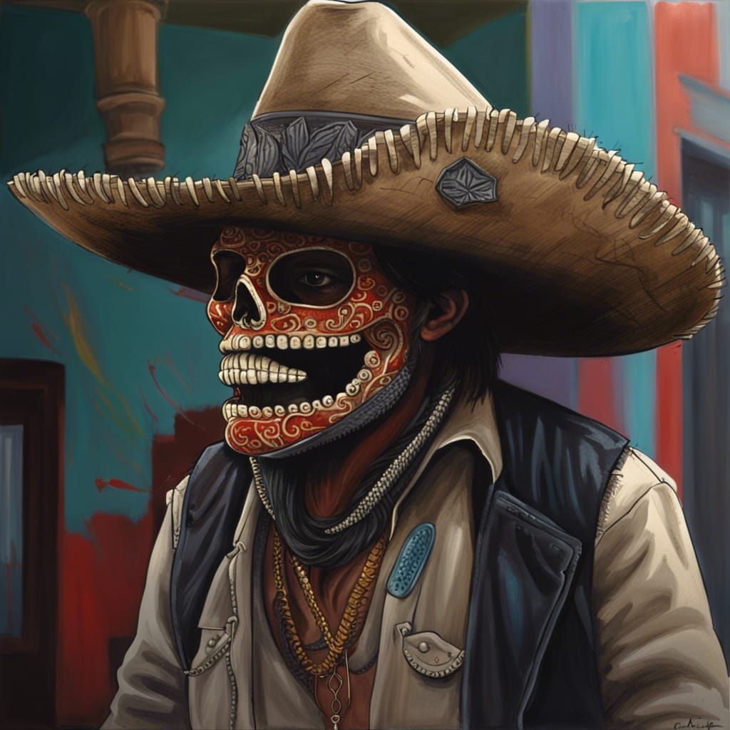 Mexican Bandit in Sombrero: Urban Realism