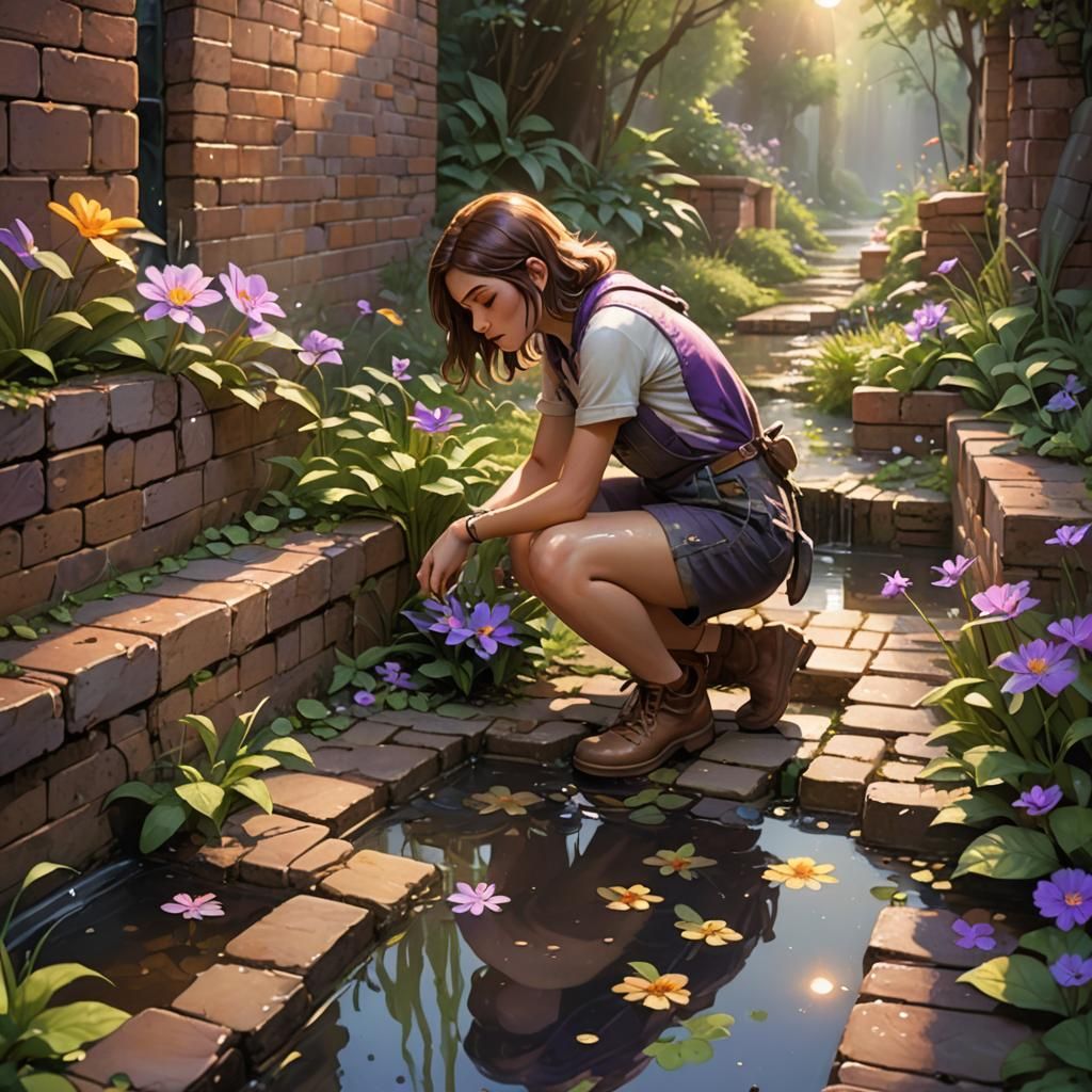 All Flowers Need A Caring Hand