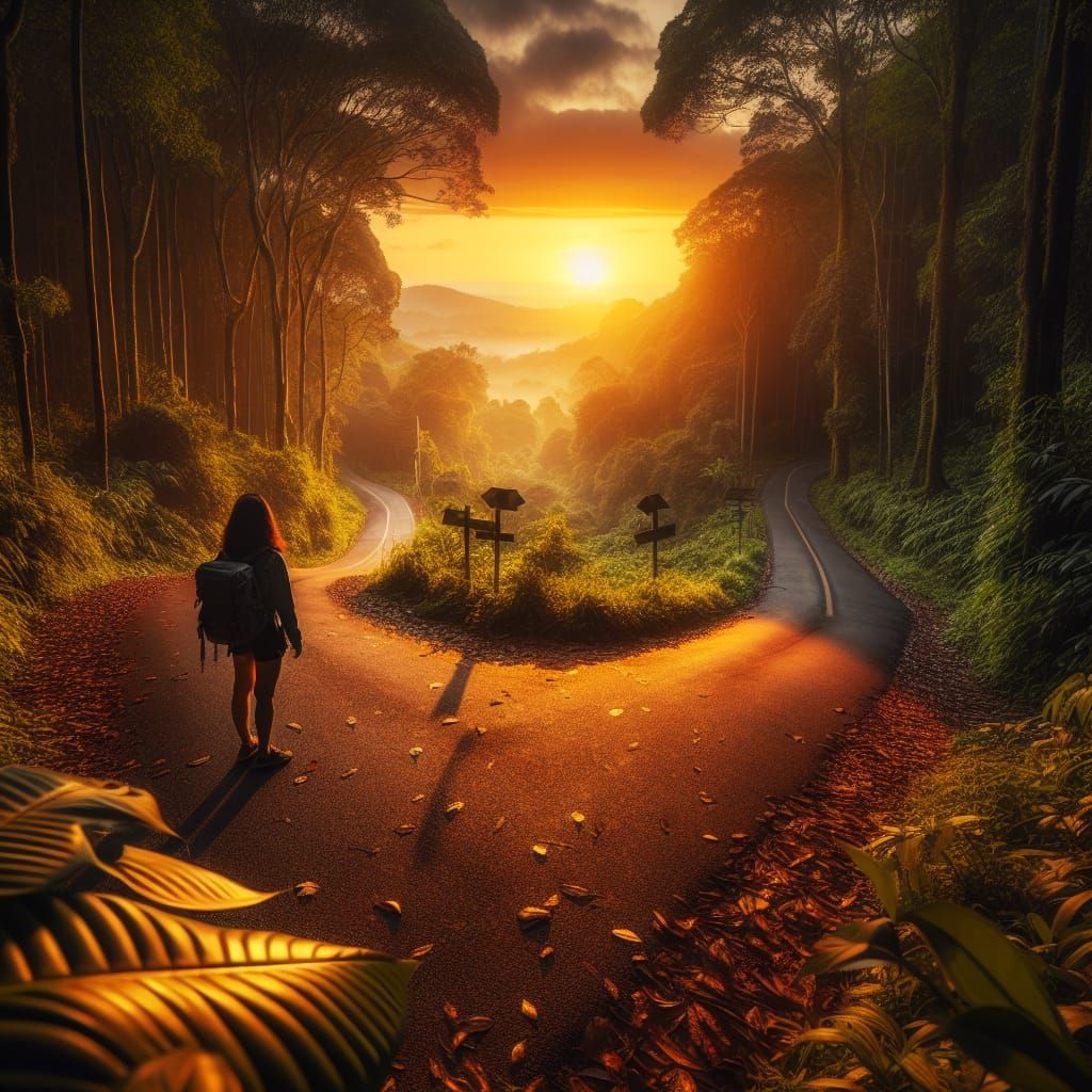 Traveler Chooses the Road Less Traveled