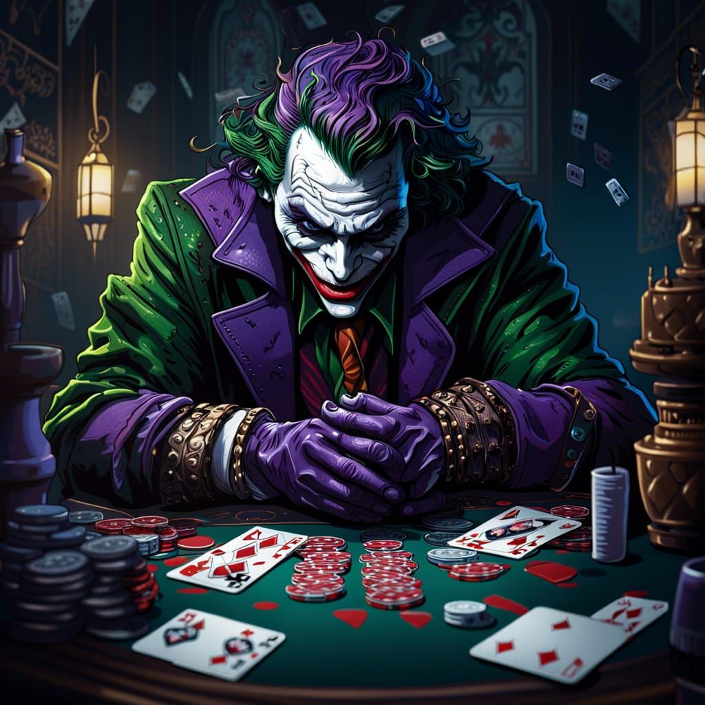 The Joker Playing Poker in Unreal Engine